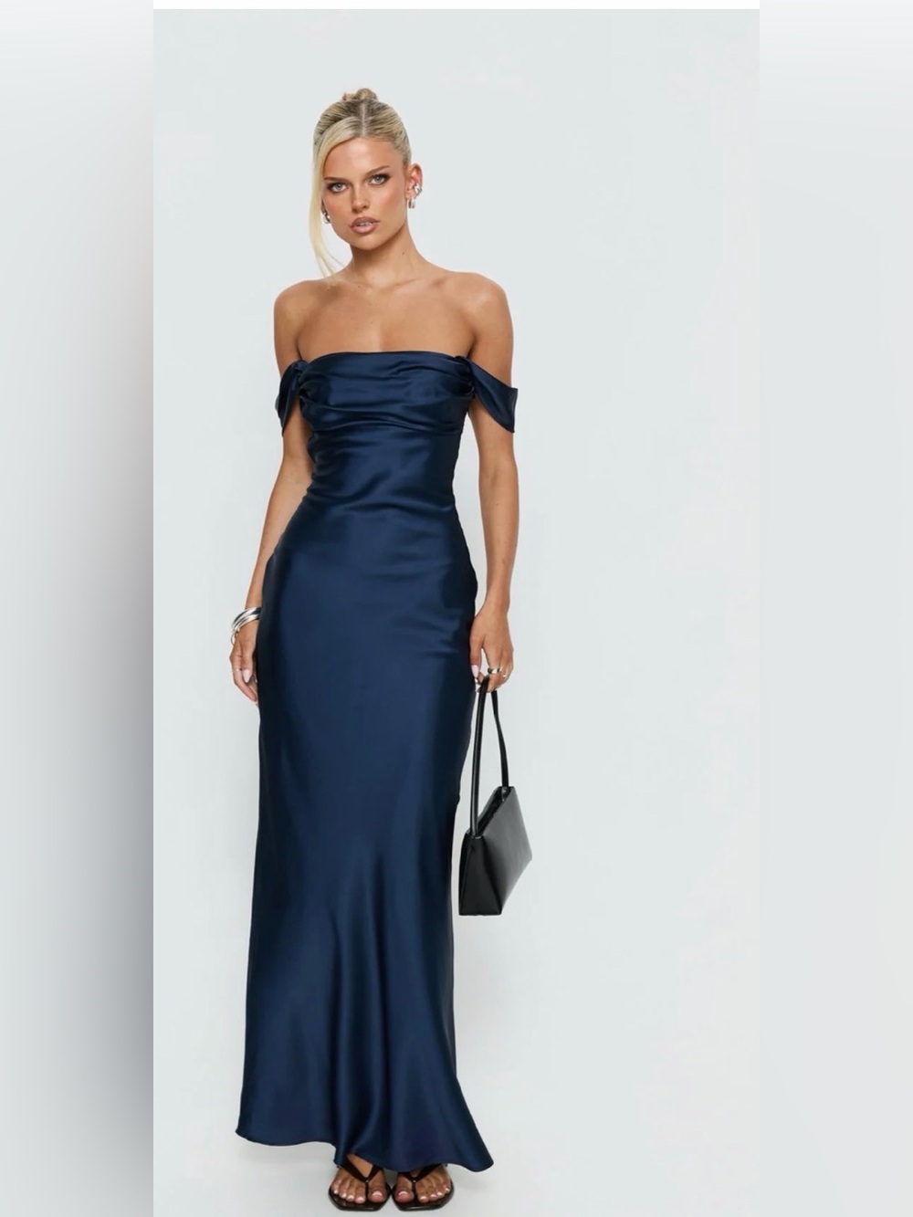 Princess Polly Azura Off the Shoulder Maxi Dress